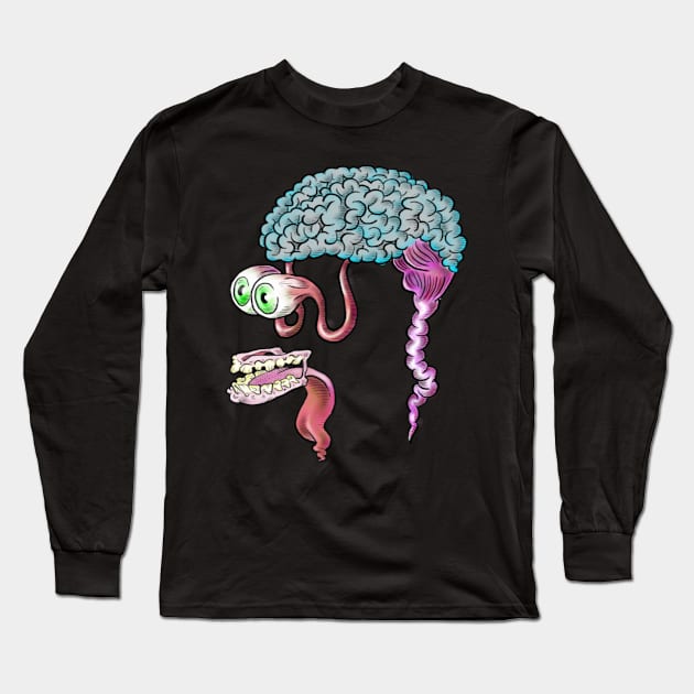 Brains Long Sleeve T-Shirt by Almost Normal